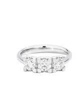 Anello Recarlo Donna Anniversary Square in Oro bianco Diamante R01TY030/036-15